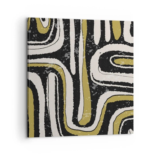 Impression sur toile - Image sur toile - Composition : routes et ruelles - 60x60 cm