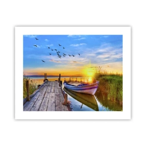 Affiche - Poster - Au revoir, à demain - 50x40 cm