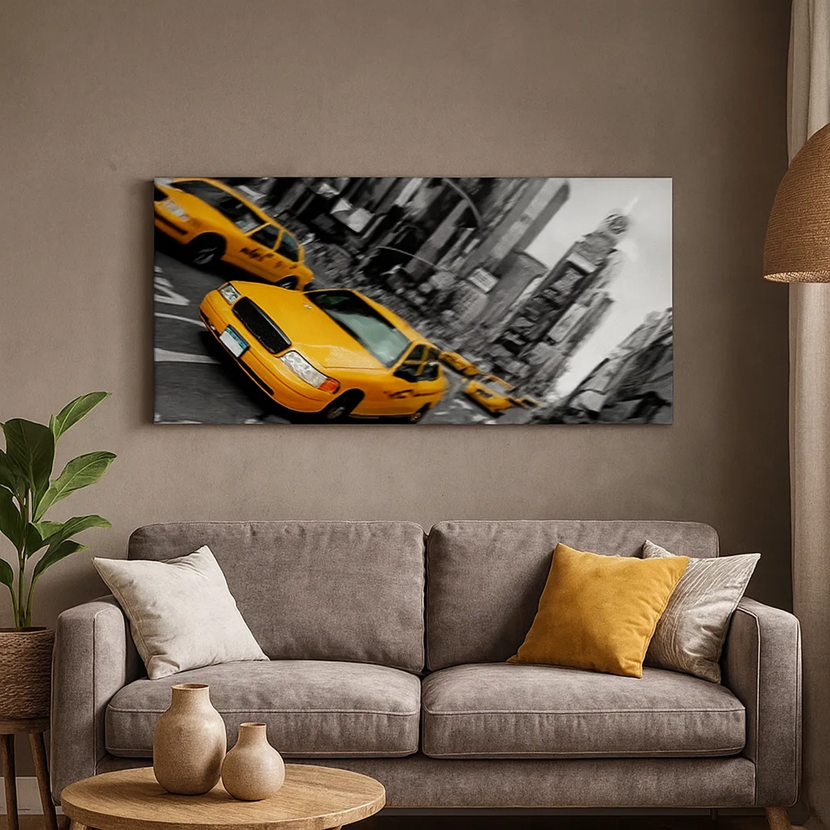 Impression sur toile - Image sur toile - Gouttes de soleil New-Yorkaise - 30x30 cm