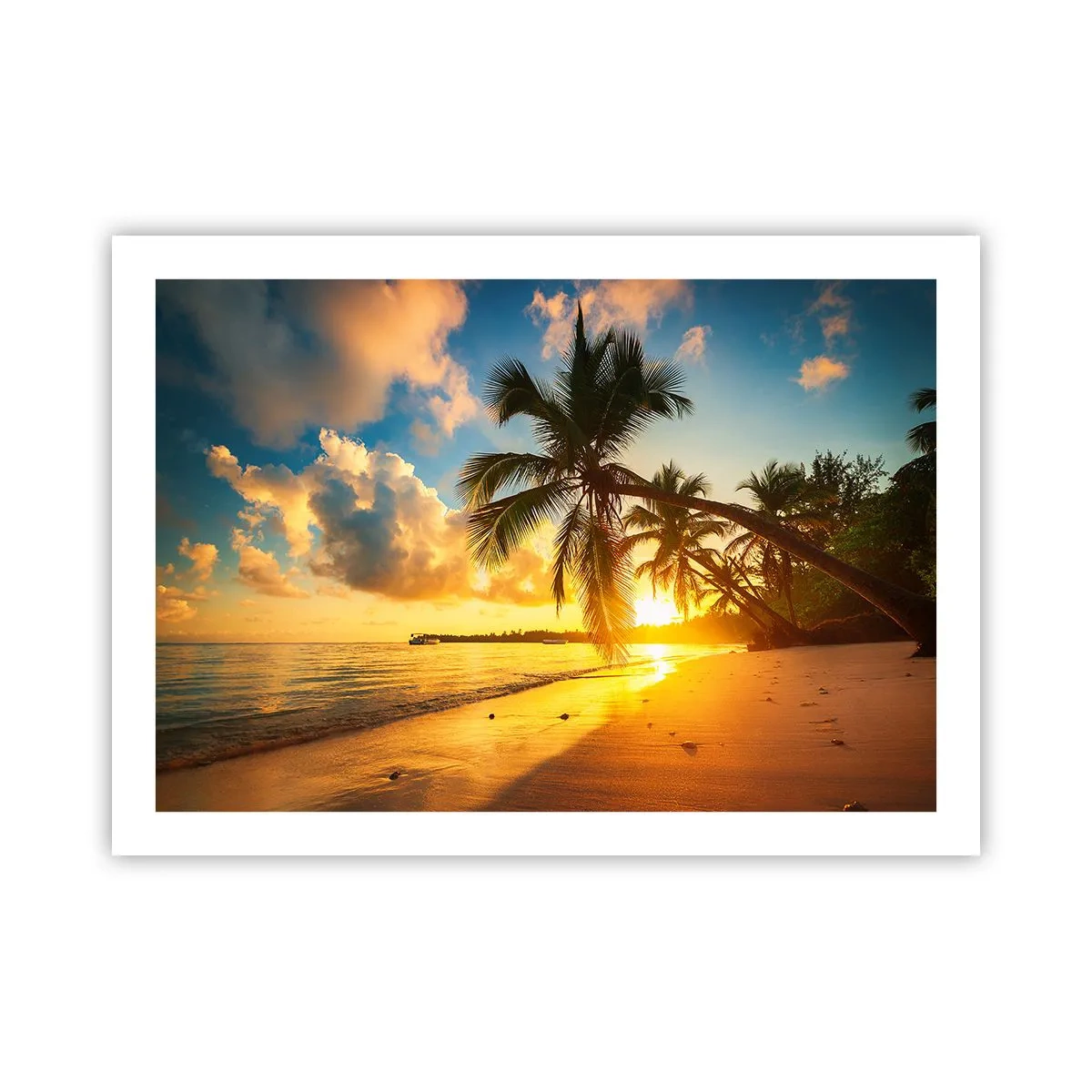 Affiche - Poster - Rêve caribéen - 70x50 cm