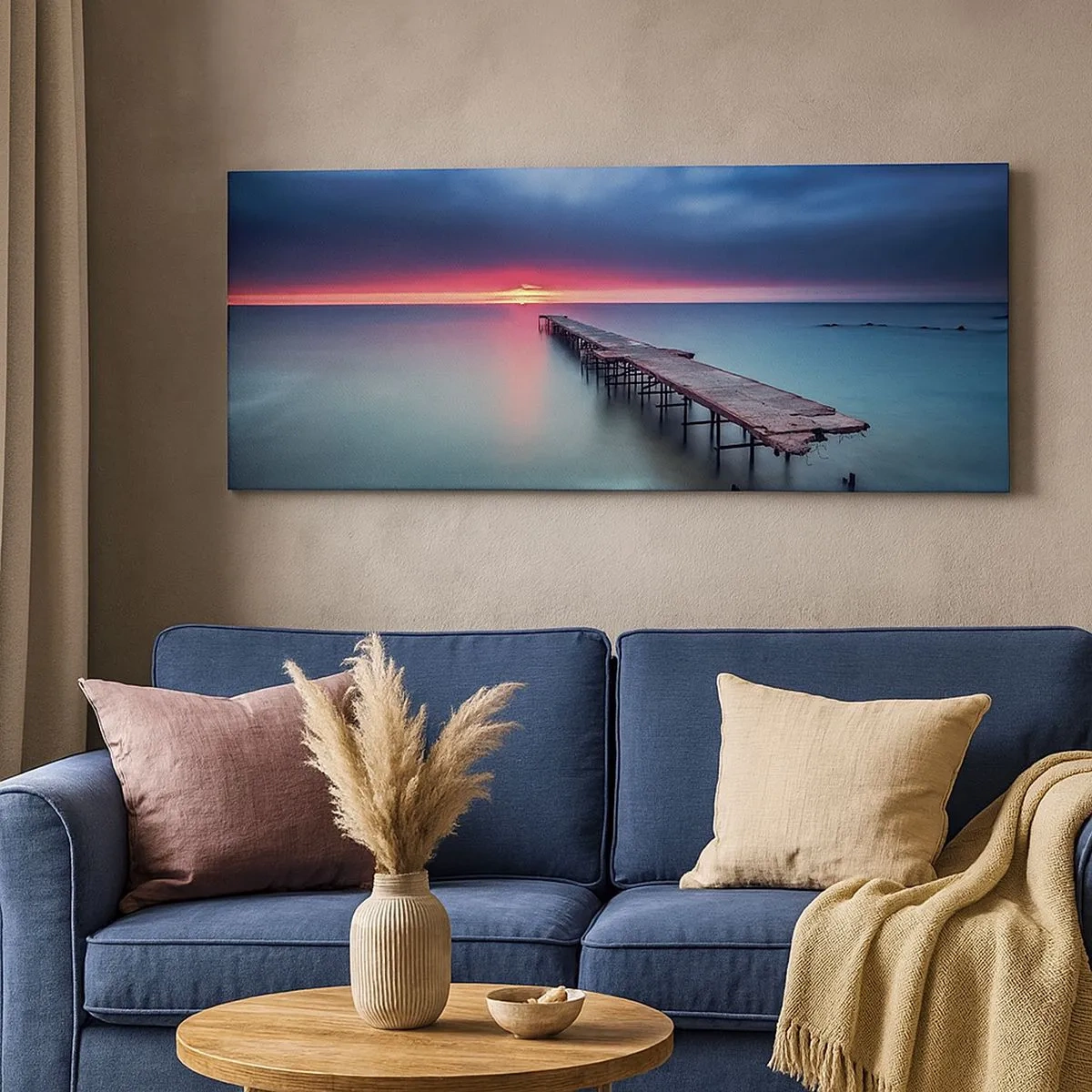 Impression sur toile - Image sur toile - Entre le ciel et la terre - 100x40 cm