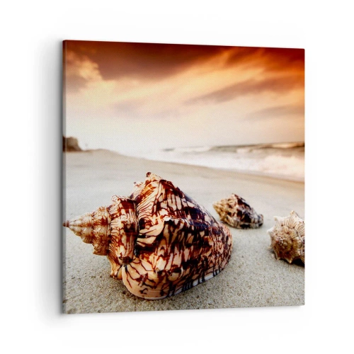 Impression sur toile - Image sur toile - Les parias des vagues - 50x50 cm