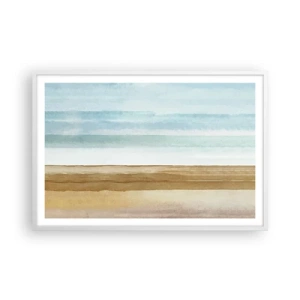 Affiche dans un cadre blanc - Poster - Réconfort - 91x61 cm