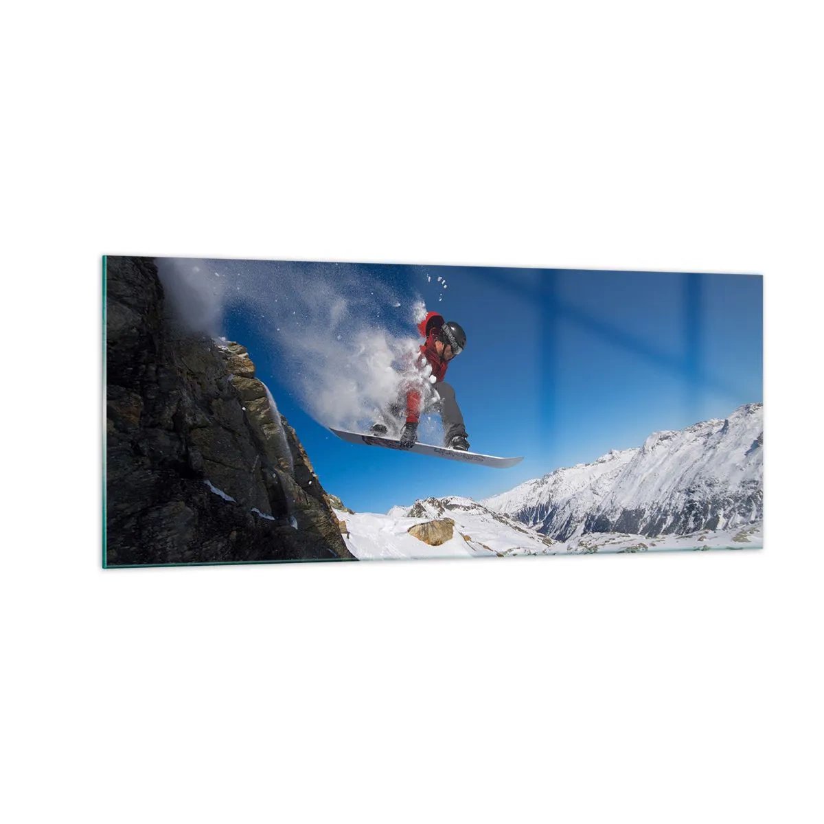 Impression sur verre - Image sur verre - Et tu es devenu une partie de l'espace - 100x40 cm
