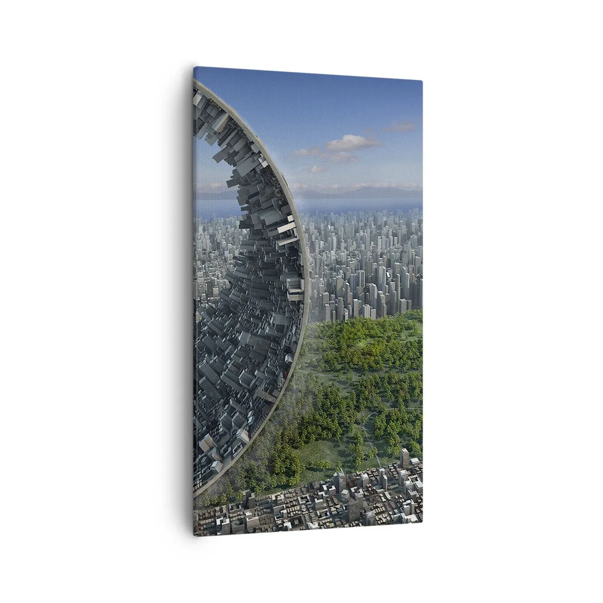 Impression sur toile - Image sur toile - La nature est éternelle - 55x100 cm