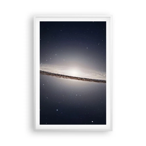Affiche dans un cadre blanc - Poster - Il y a bien longtemps, dans une galaxie très lointaine… - 61x91 cm