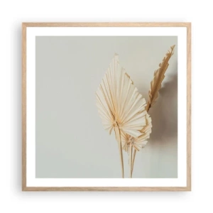 Affiche dans un chêne clair - Poster - Quand tu dois t’apaiser - 60x60 cm