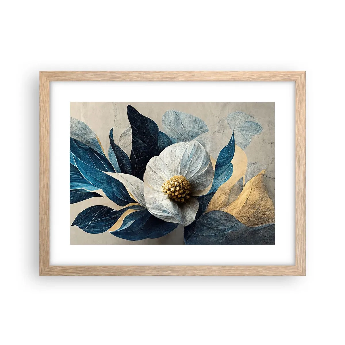 Affiche dans un chêne clair - Poster - Il a un coeur d'or - 40x30 cm