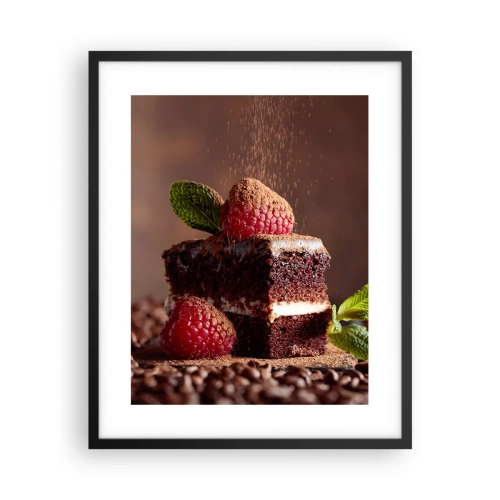 Affiche dans un cadre noir - Poster - La vie est douce - 40x50 cm