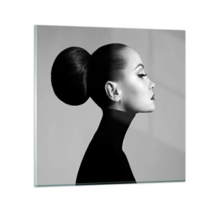 Impression sur verre - Image sur verre - Néfertiti moderne - 30x30 cm