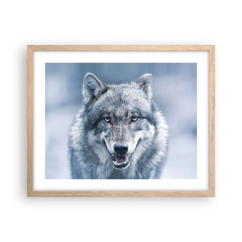 Affiche dans un chêne clair - Poster - Relèverez-vous le défi ? - 50x40 cm