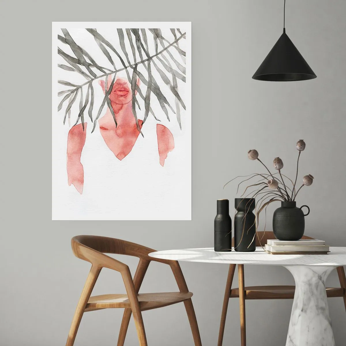 Affiche - Poster - Dame des tropiques - 70x100 cm