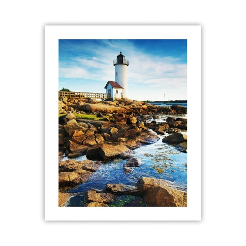 Affiche - Poster - Revenez heureux, j'attends - 40x50 cm