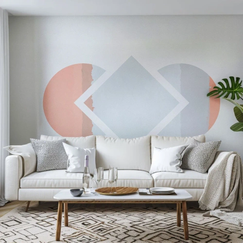 Papier Peint Photo Standard Eco - La situation est clair - Abstraction, Morceau, Minimalisme - 350x256 cm