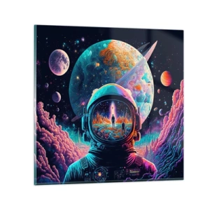 Impression sur verre - Image sur verre - Les philosophes n'en ont pas rêvé - 70x70 cm