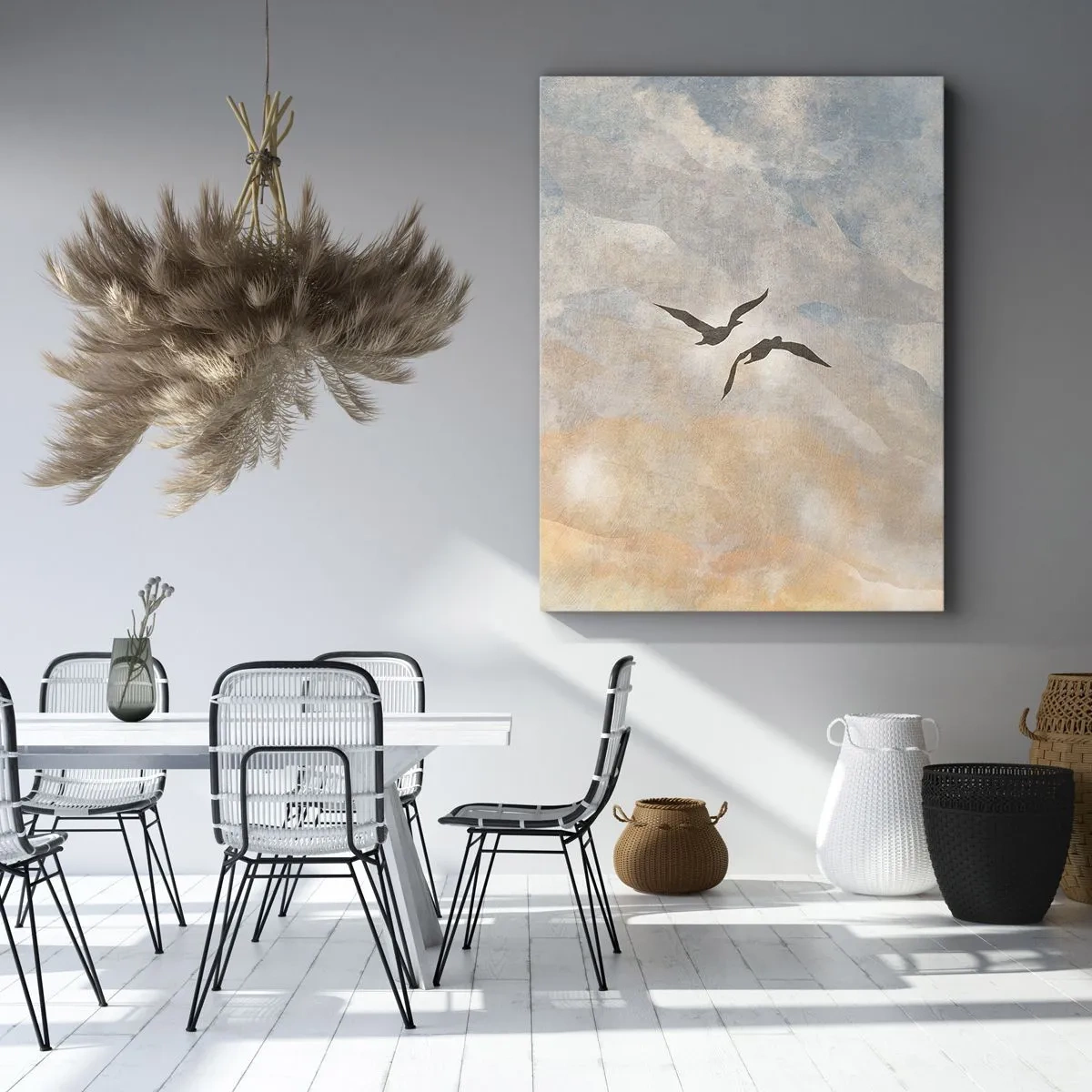 Impression sur toile - Image sur toile - Danse du ciel - 45x80 cm