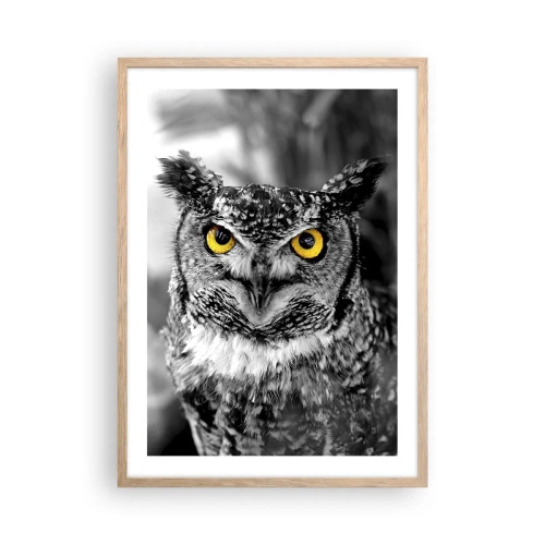 Affiche dans un chêne clair - Poster - Rien ne se cachera - 50x70 cm