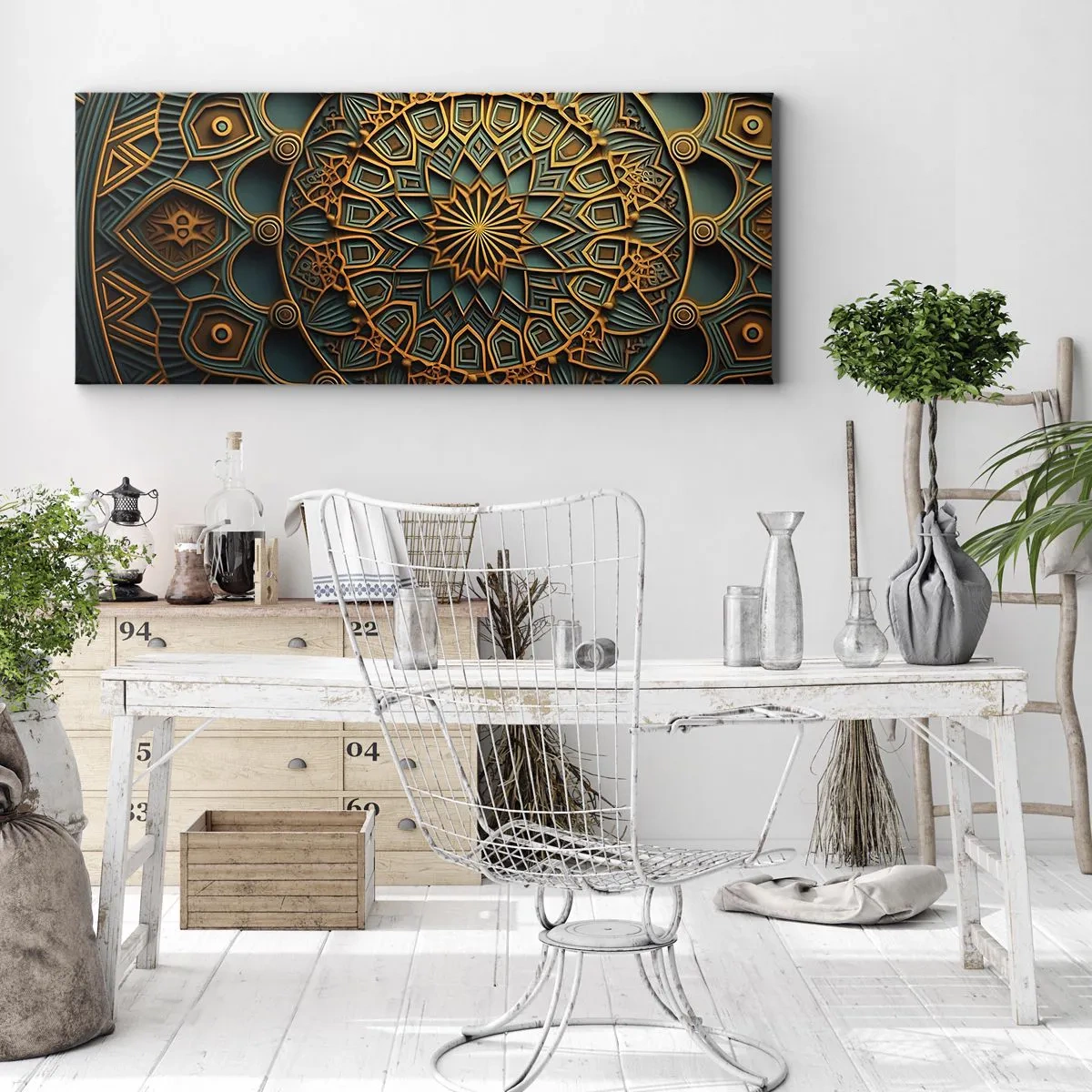 Impression sur toile - Image sur toile - Dans une ambiance arabe - 100x40 cm