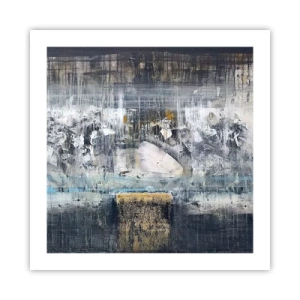 Affiche - Poster - Comme sur la glace, comme après décembre - 50x50 cm