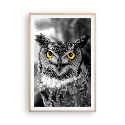 Affiche dans un chêne clair - Poster - Rien ne se cachera - 61x91 cm