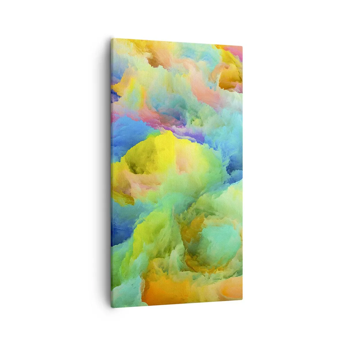 Impression sur toile - Image sur toile - Plumule arc-en-ciel - 55x100 cm