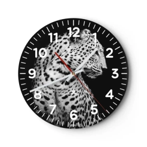 Horloge murale - Pendule murale - Presque un profil parfait! - 40x40 cm