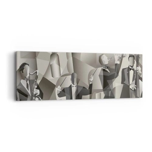 Impression sur toile - Image sur toile - Dans l'espace des sons - 90x30 cm