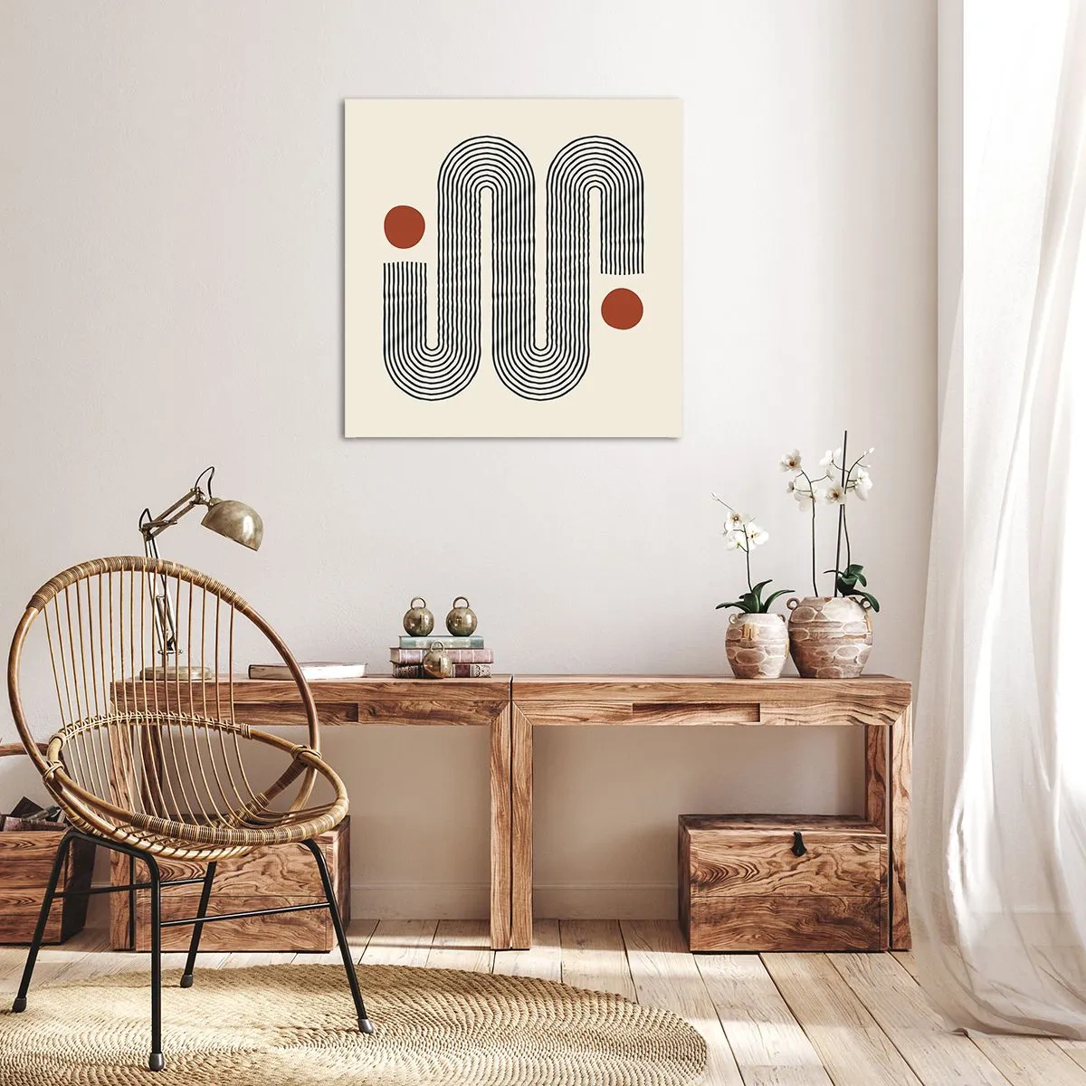 Impression sur toile - Image sur toile - Du début à la fin - 30x30 cm
