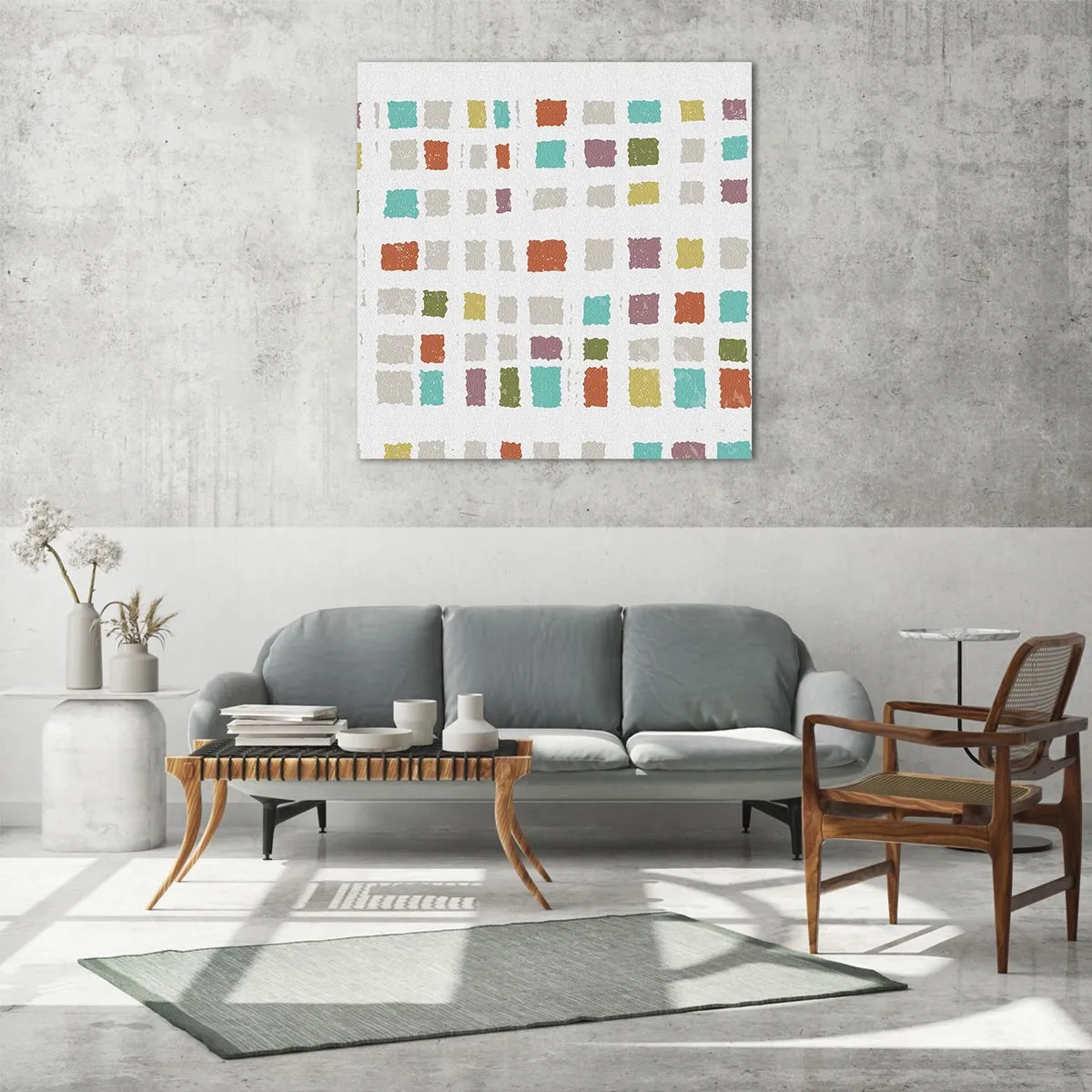 Impression sur verre - Image sur verre - Jeu inconnu - 50x50 cm