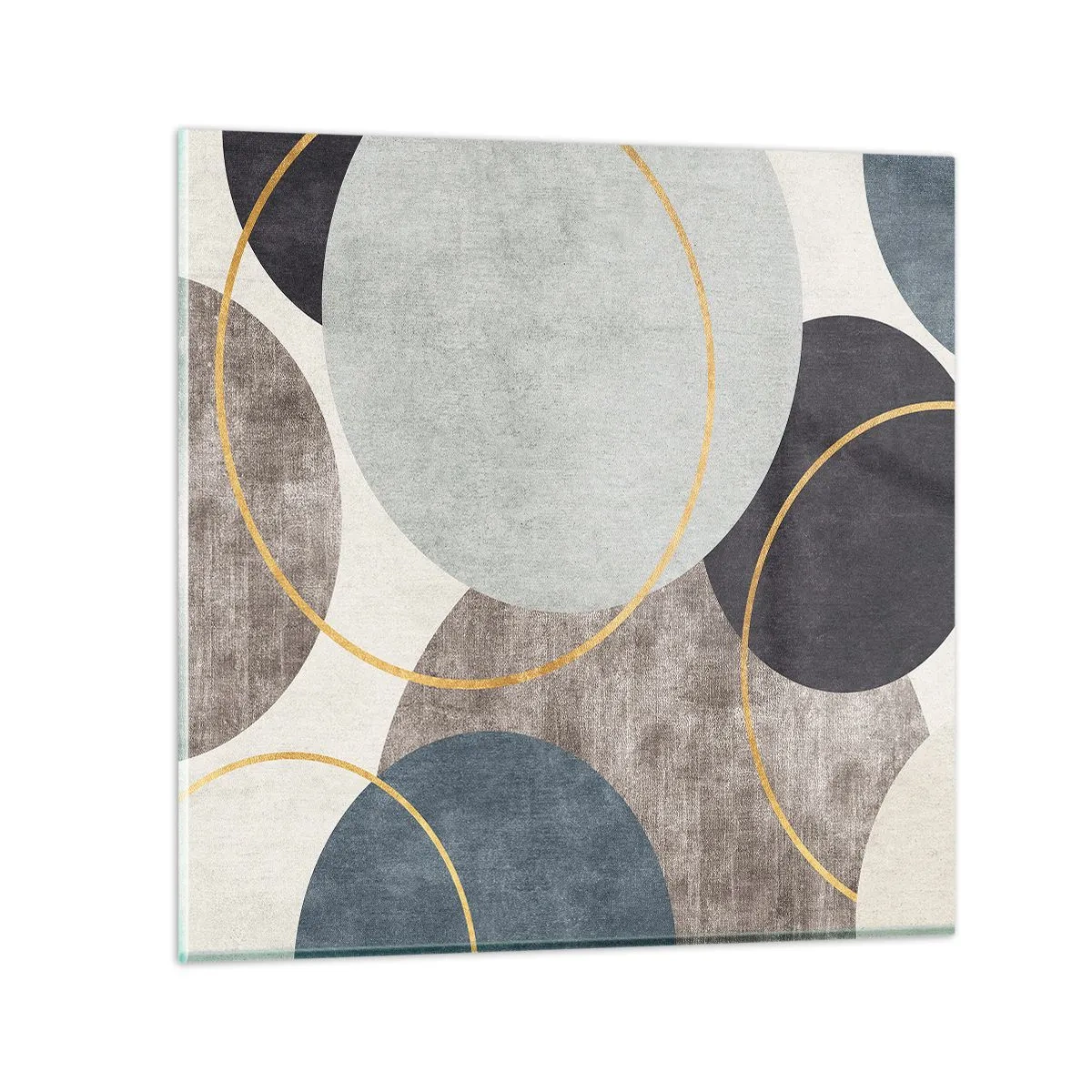 Impression sur verre - Image sur verre - Cercles sur cercles - 40x40 cm