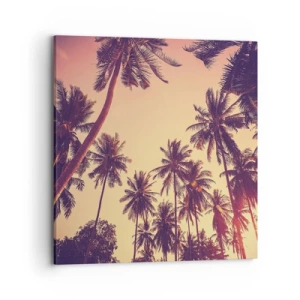 Impression sur toile - Image sur toile - Variation tropicale - 70x70 cm
