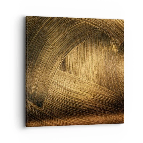 Impression sur toile - Image sur toile - Dans un labyrinthe en or - 40x40 cm