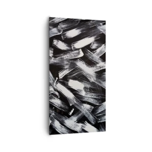 Impression sur toile - Image sur toile - L'abstraction dans l'esprit industriel - 65x120 cm