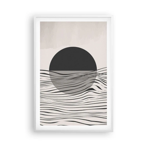 Affiche dans un cadre blanc - Poster - Demi composition - 61x91 cm