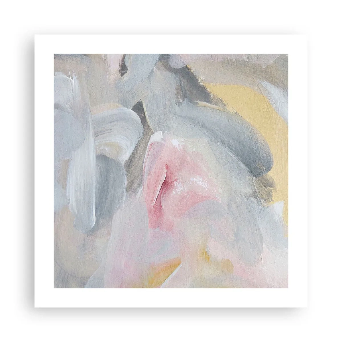 Affiche - Poster - Dans un monde pastel - 50x50 cm