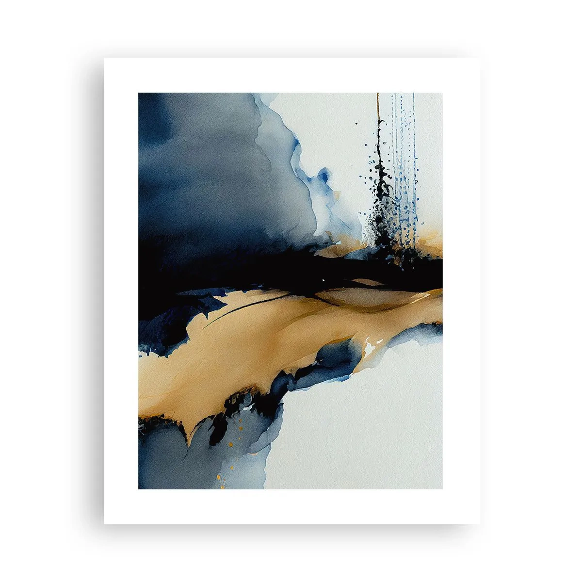 Affiche - Poster - Derrière le rideau - 40x50 cm