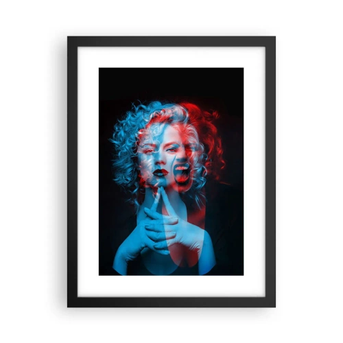 Affiche dans un cadre noir - Poster - Alter ego - 30x40 cm