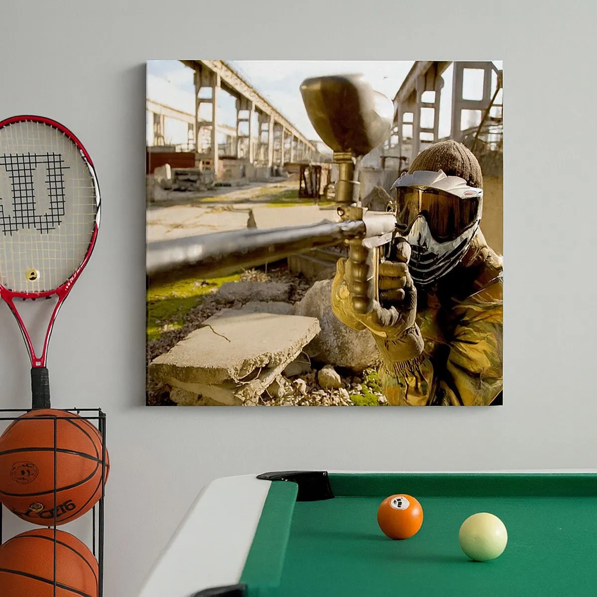 Impression sur toile - Image sur toile - Et vous pouvez devenir un héros - 30x30 cm