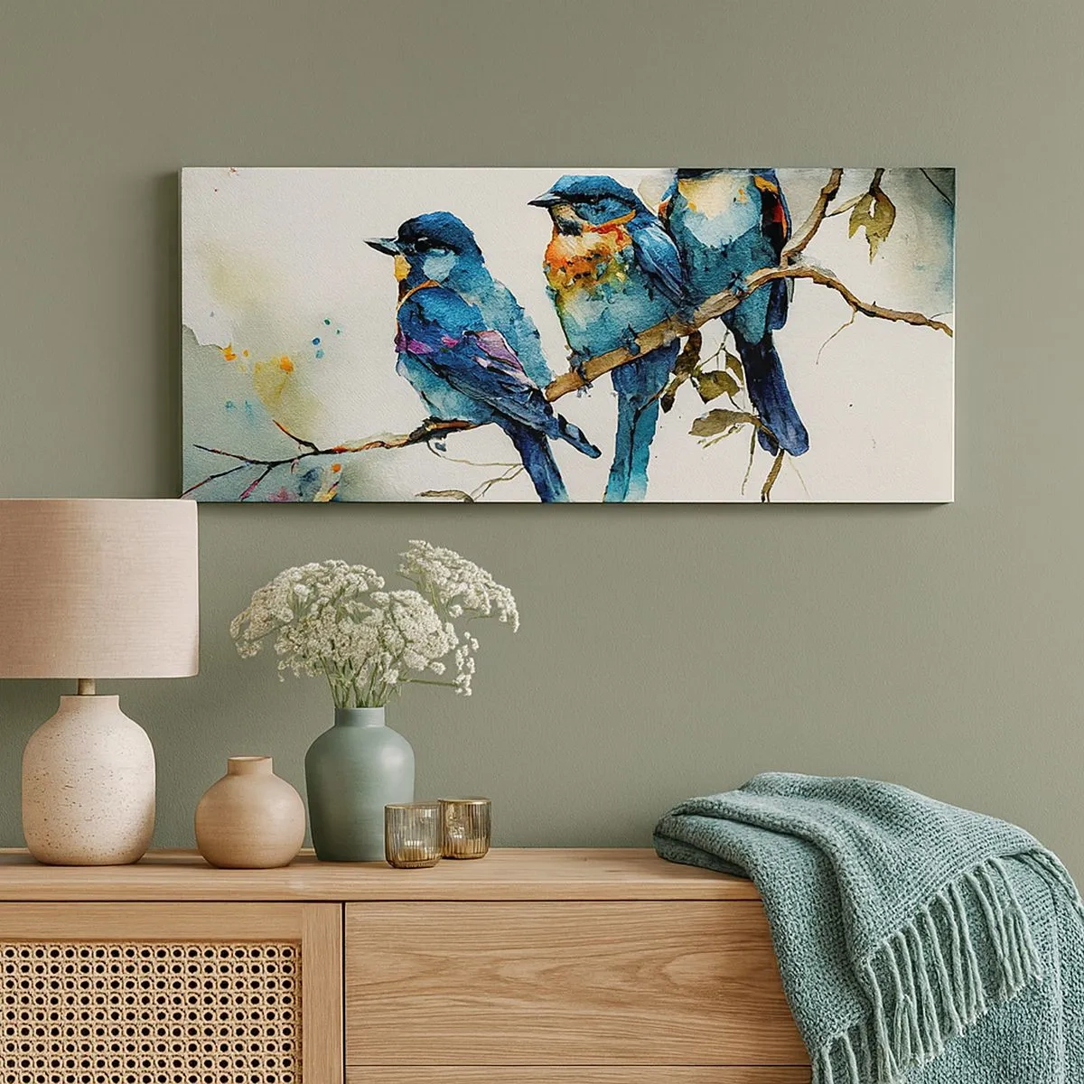 Impression sur toile - Image sur toile - A-t-il été offensé ? - 100x40 cm