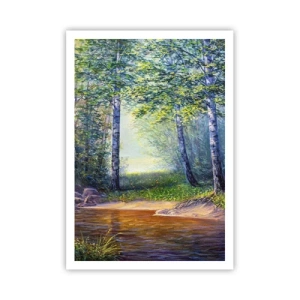 Affiche - Poster - Paysage idyllique - 70x100 cm