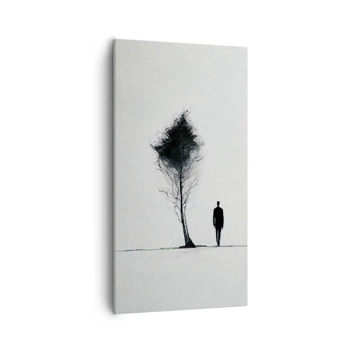 Impression sur toile - Image sur toile - Nous errons tous - 55x100 cm