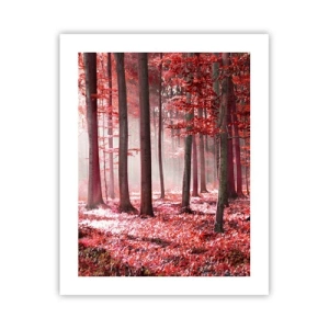 Affiche - Poster - Le rouge est tout aussi beau - 40x50 cm