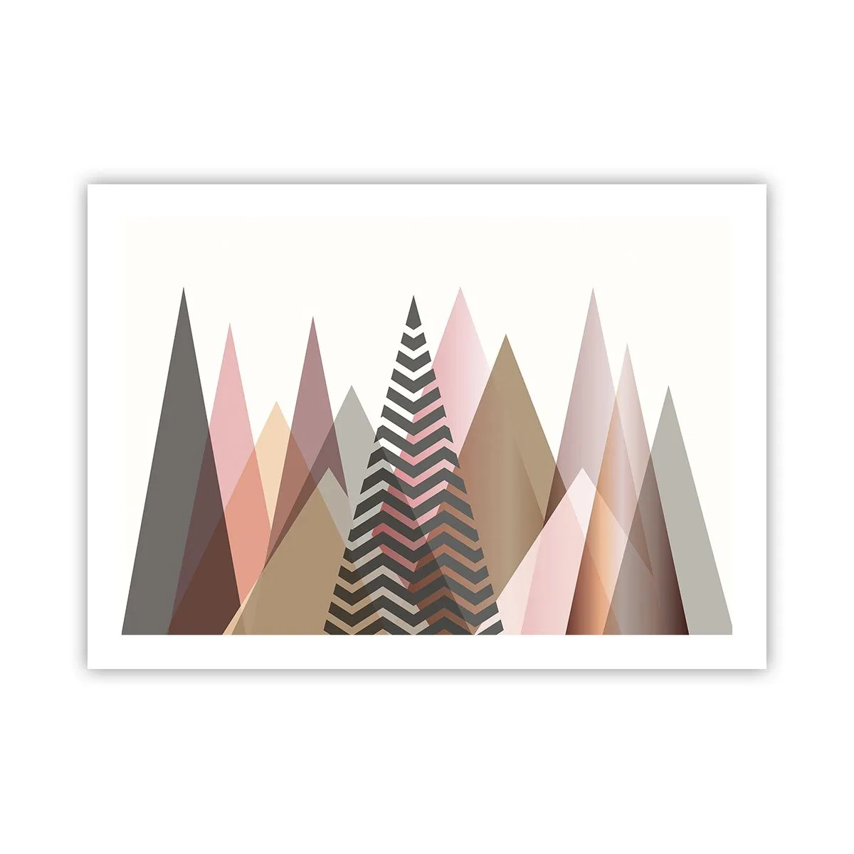 Affiche - Poster - Vue pyramidale - 70x50 cm