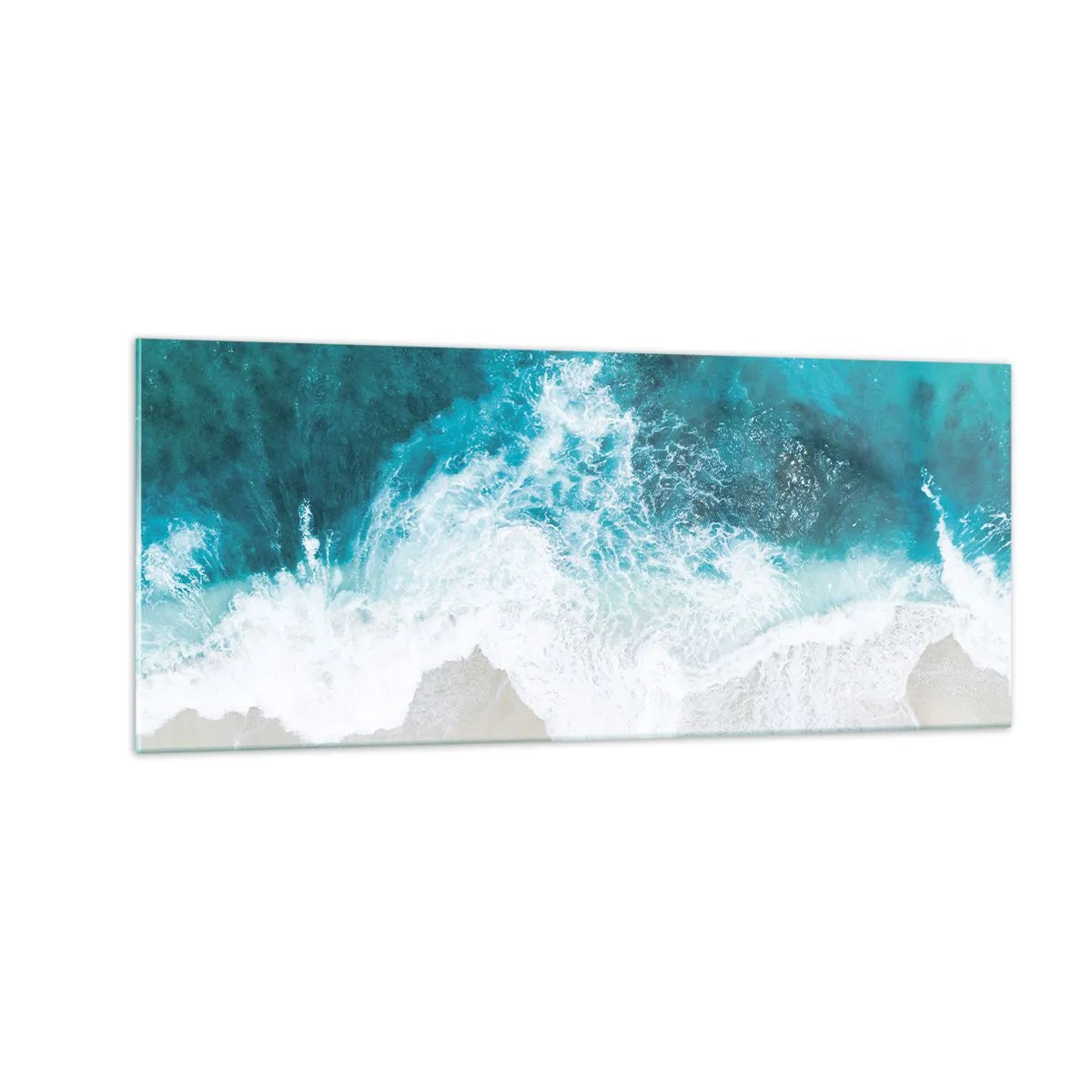 Impression sur verre - Image sur verre - Caresse naturelle - 100x40 cm