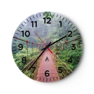 Horloge murale - Pendule murale - Suspendu sur les couronnes - 30x30 cm