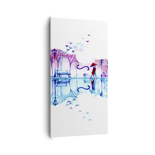 Impression sur toile - Image sur toile - Je vous apporterai de cantiques de pluie - 65x120 cm