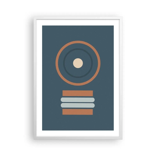 Affiche dans un cadre blanc - Poster - Essence des choses - 50x70 cm