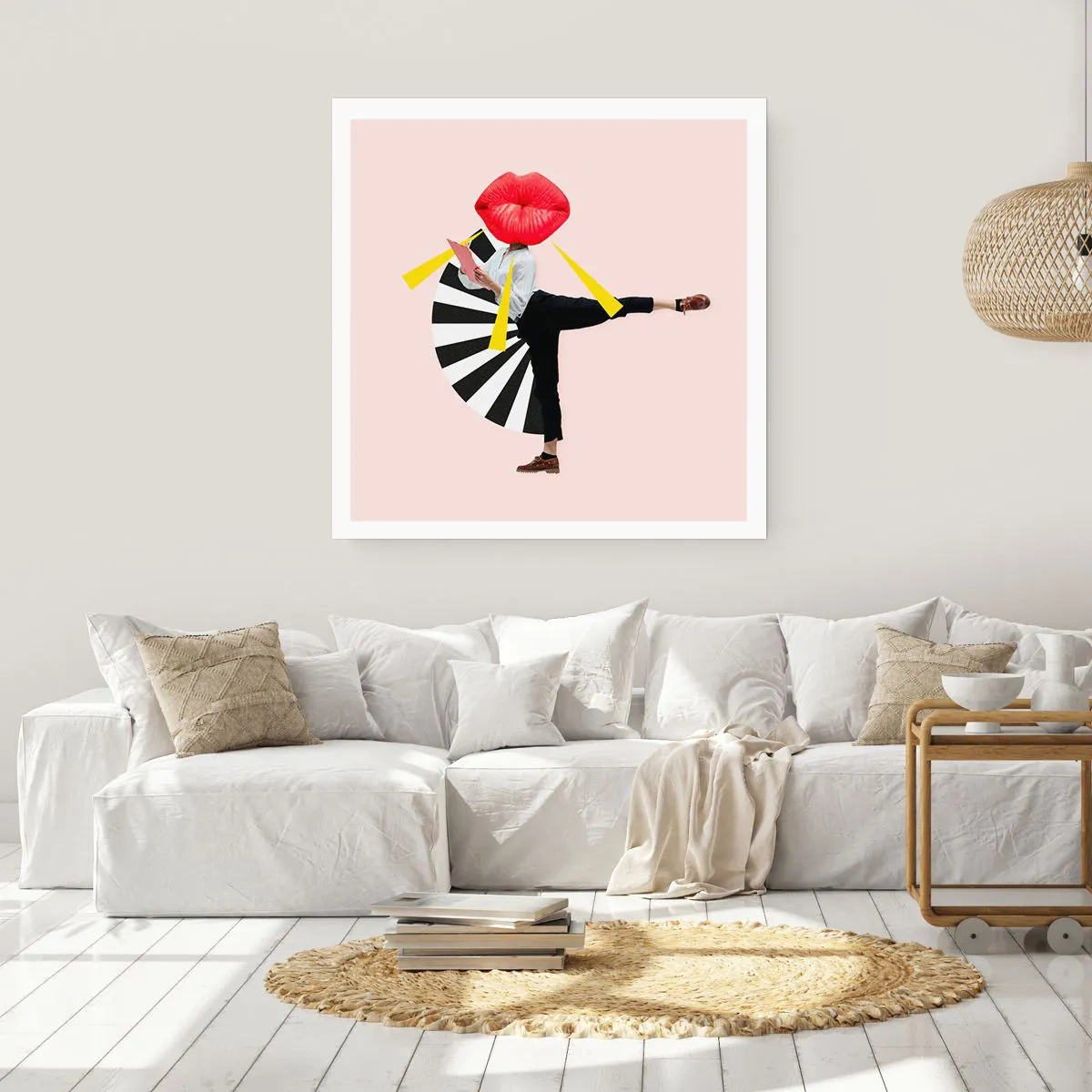 Affiche - Poster - Pop-art surréaliste - 60x60 cm