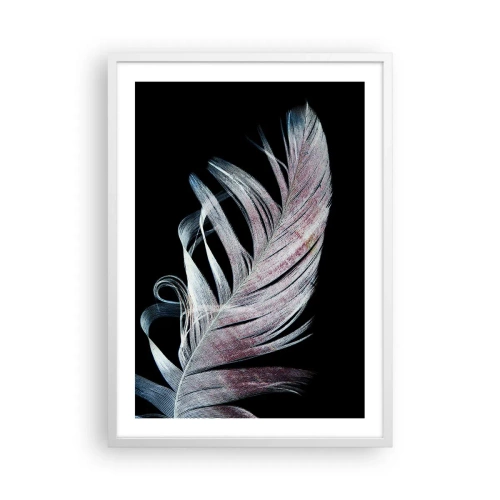 Affiche dans un cadre blanc - Poster - Pensez au toucher - 50x70 cm