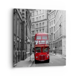 Impression sur toile - Image sur toile - La vie de tous les jours ne doit pas être grise - 40x40 cm